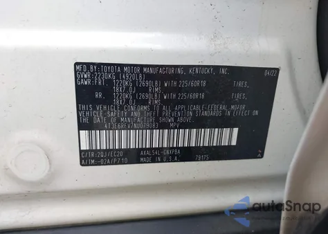 2022 Toyota Rav4 Hybrid Xse from USA, damaged, VIN 4T3E6RFV7NU079083